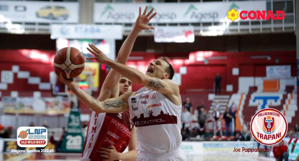 La Pallacanestro Trapani cade ancora in casa contro Rimini