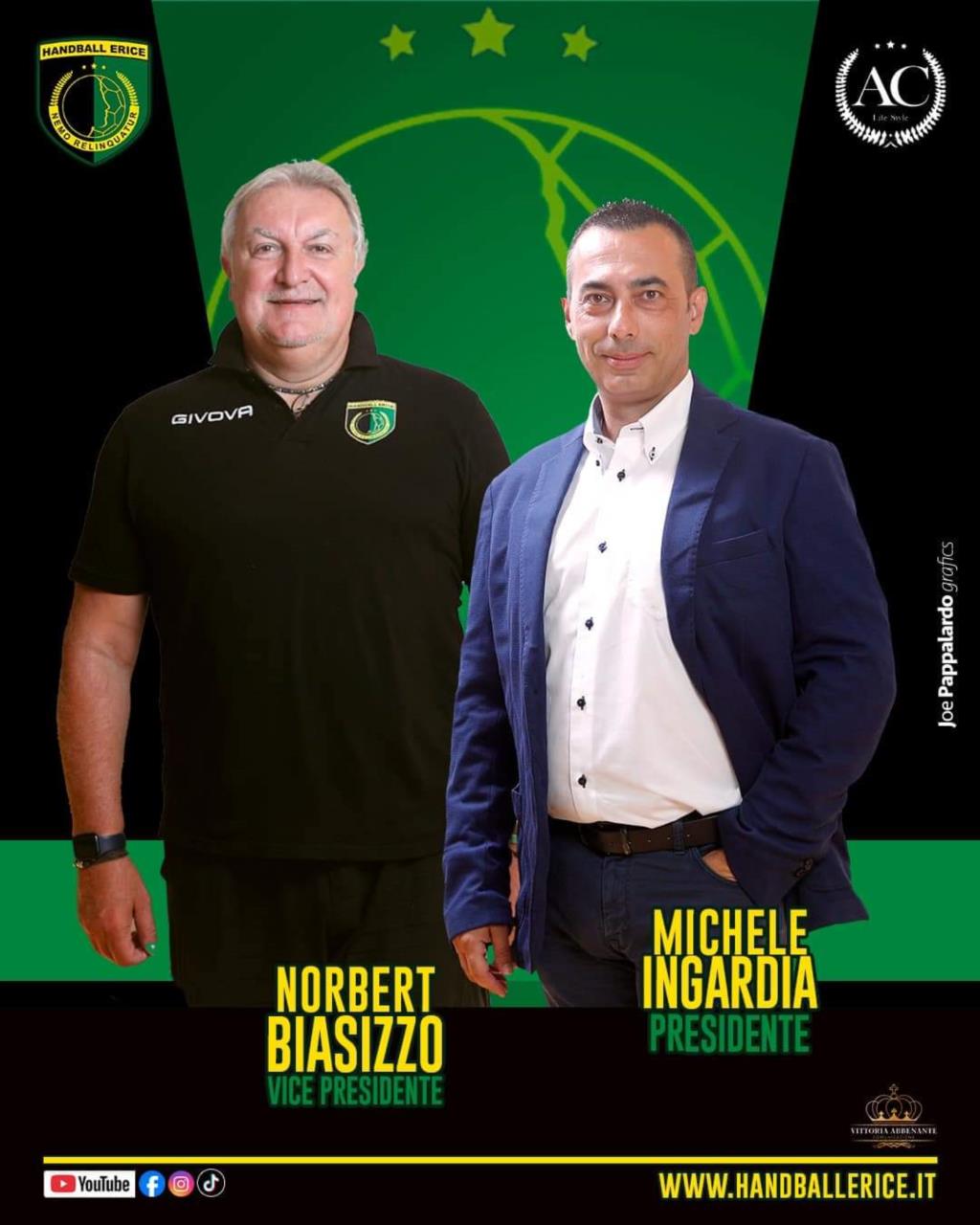 Handball Erice: restano saldamente al loro posto i vertici societari