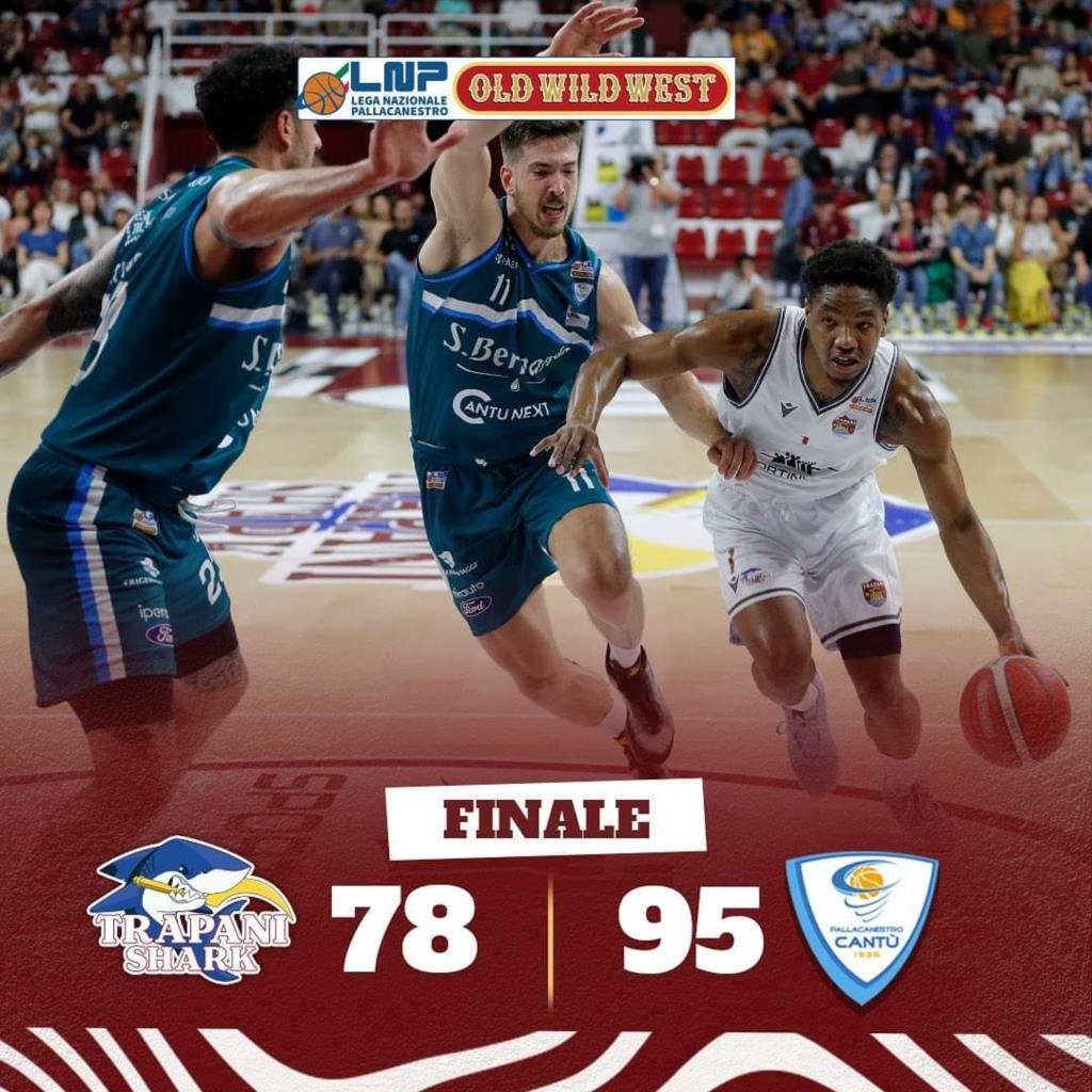 Trapani Shark: prima sconfitta stagionale in campionato