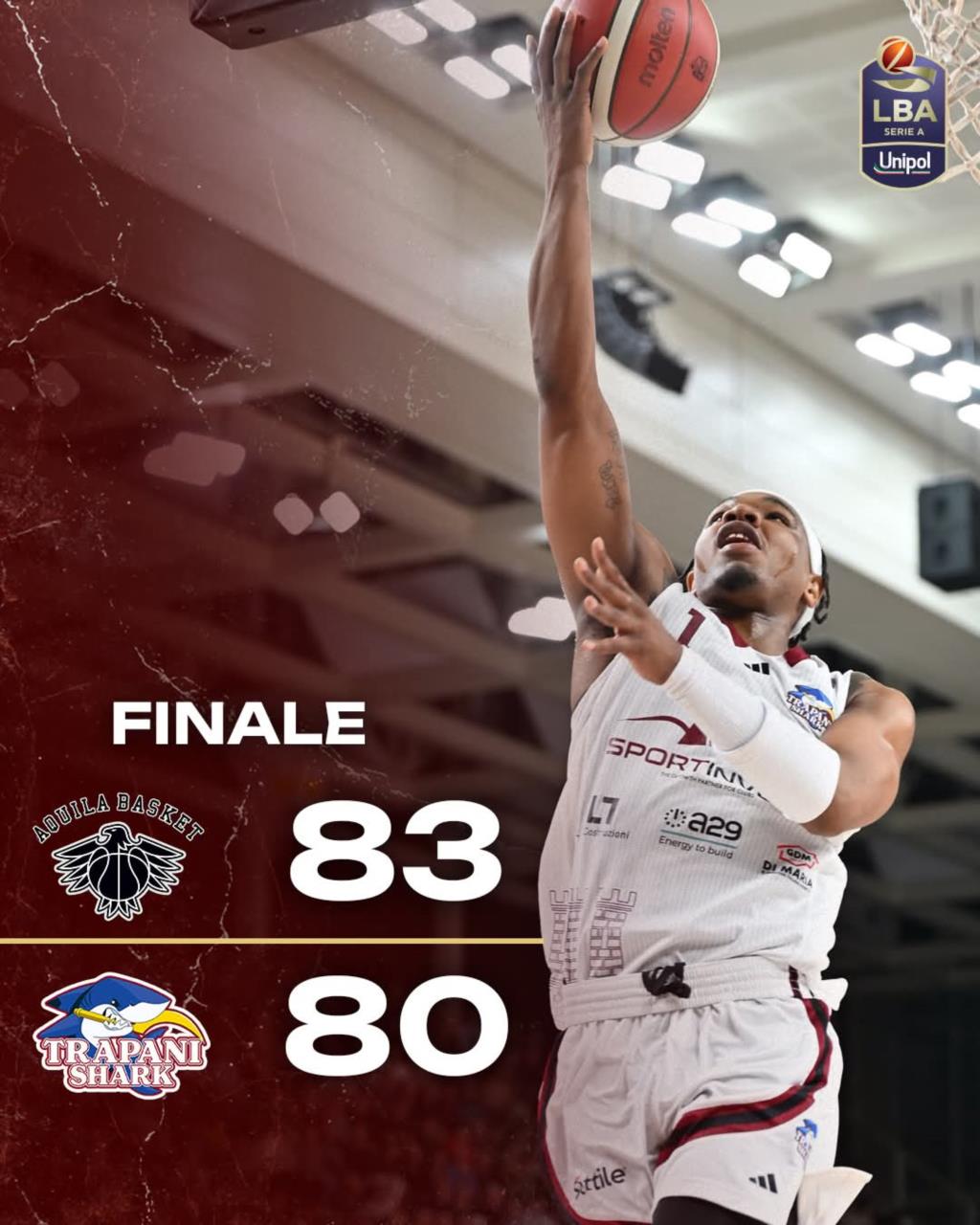 Finale amaro per gli Shark che perdono a Trento