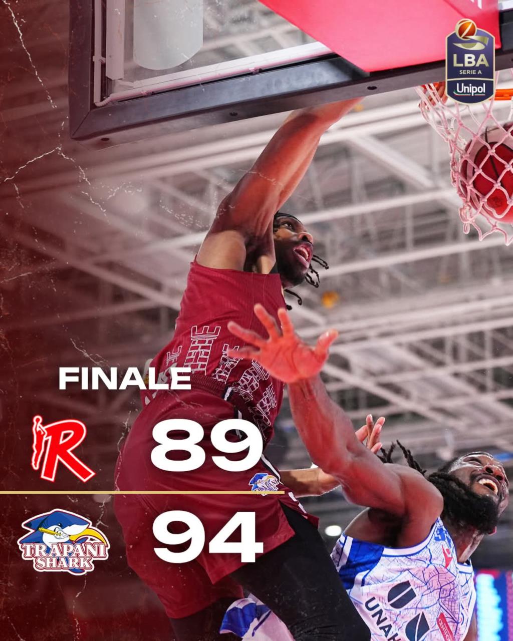 Trapani Shark sbanca Reggio Emilia e torna a vincere in trasferta 