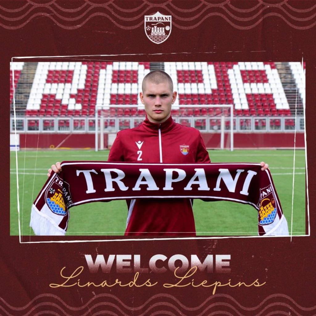 Trapani Calcio: Linard Liepins è un calciatore granata
