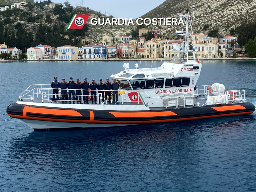 La M/V CP 330 della Capitaneria di Porto di Trapani rientra dalla missione operativa in Grecia