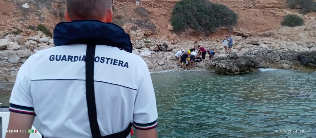 Levanzo, turista soccorso dalla Guardia costiera