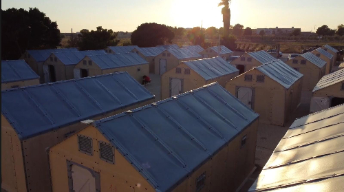 Campobello di Mazara: conclusi i lavori per il posizionamento dei moduli abitativi presso il campo di Fontane D'Oro