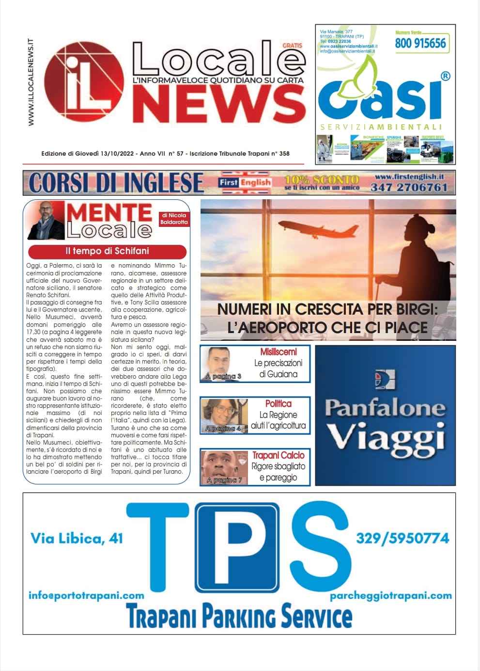 Salta l'edizione cartacea de 'Il Locale news' per domani