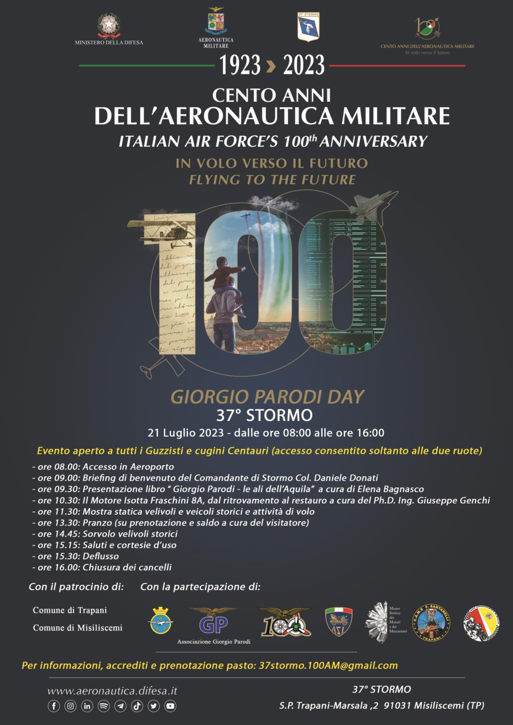 Trapani, l’associazione Giorgio Parodi in visita al 37° Stormo