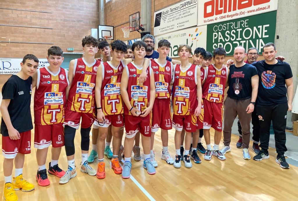 Pallacanestro Trapani settore giovanile: l'under 14 si classifica seconda al 
