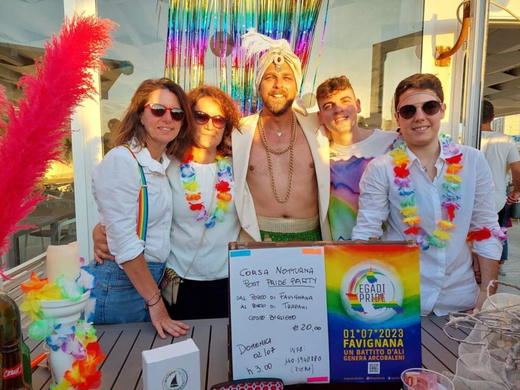 Favignana, tutto è pronto per il PRIDE di domani
