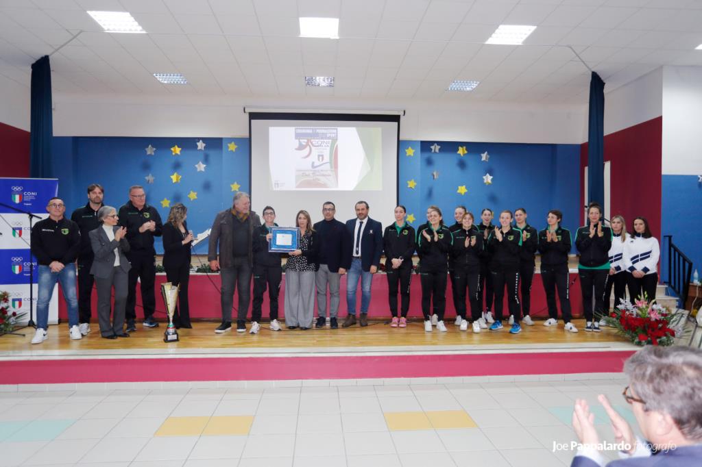 L' Handball Erice premiata alla Cerimonia di Premiazione dello Sport 2023