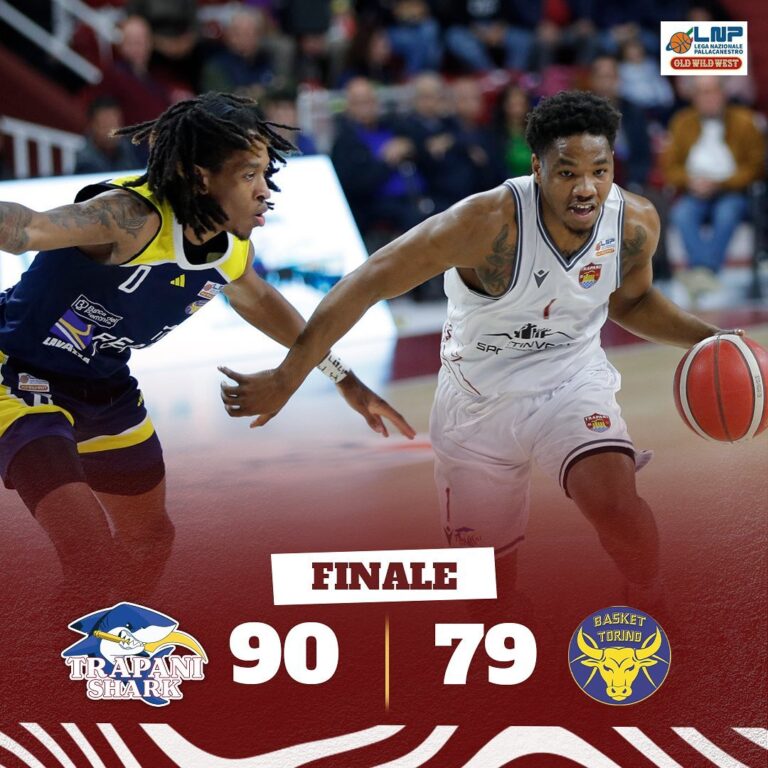 Trapani Shark: niente da fare per Torino, la vittoria è granata