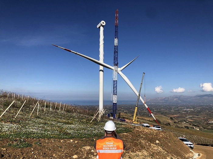 La centrale eolica di Alcamo fornirà energia alle cartiere Sofidel