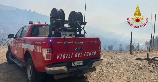 Incendio a Erice, distrutti diversi ettari di macchia mediterranea