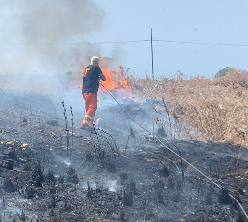 Incendi a Nubia e Napola