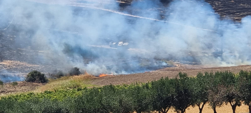 Ancora fiamme nel trapanese: incendi a Buseto Palizzolo e Valderice