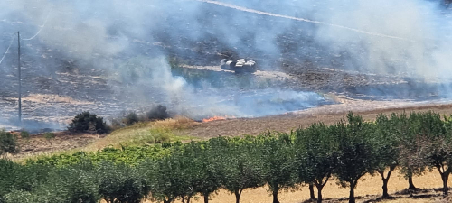 Ancora fiamme nel trapanese: incendi a Buseto Palizzolo e Valderice