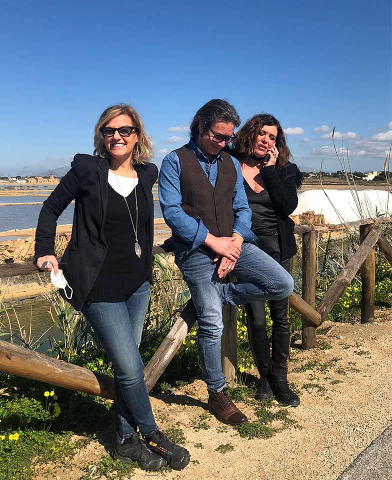 Irene Grandi in giro per Marsala