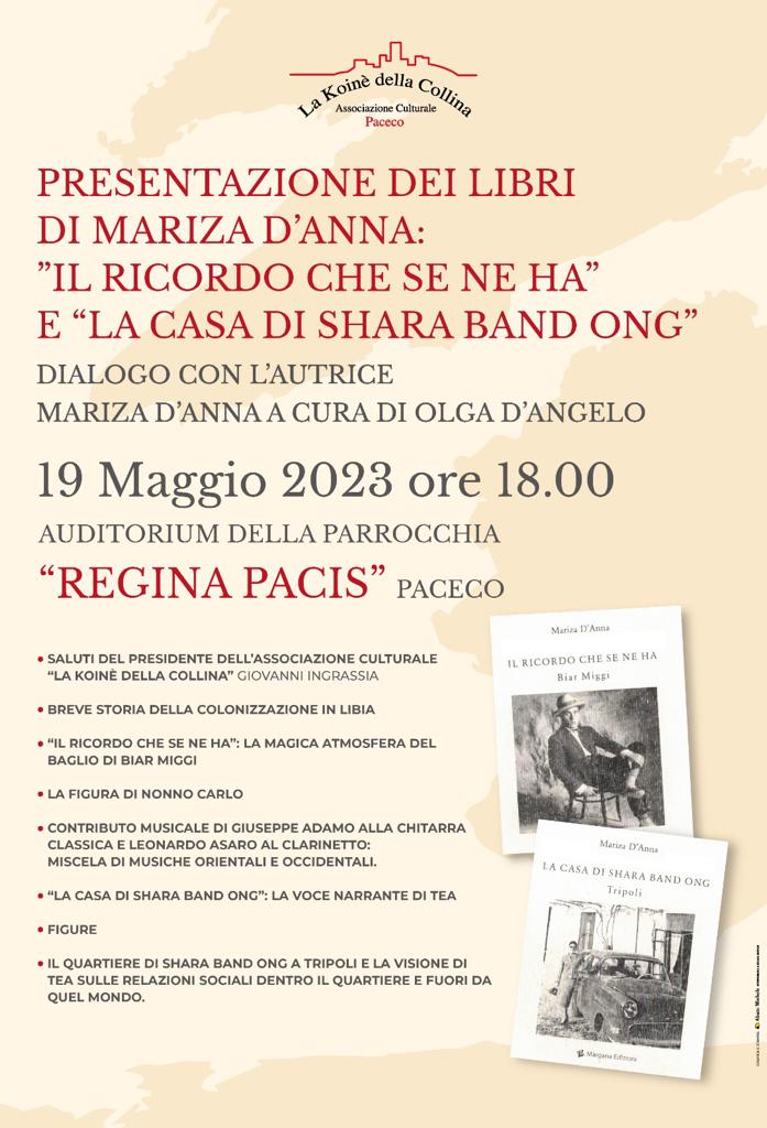 Paceco, Mariza D'Anna racconta i suoi libri e i ricordi d'infanzia