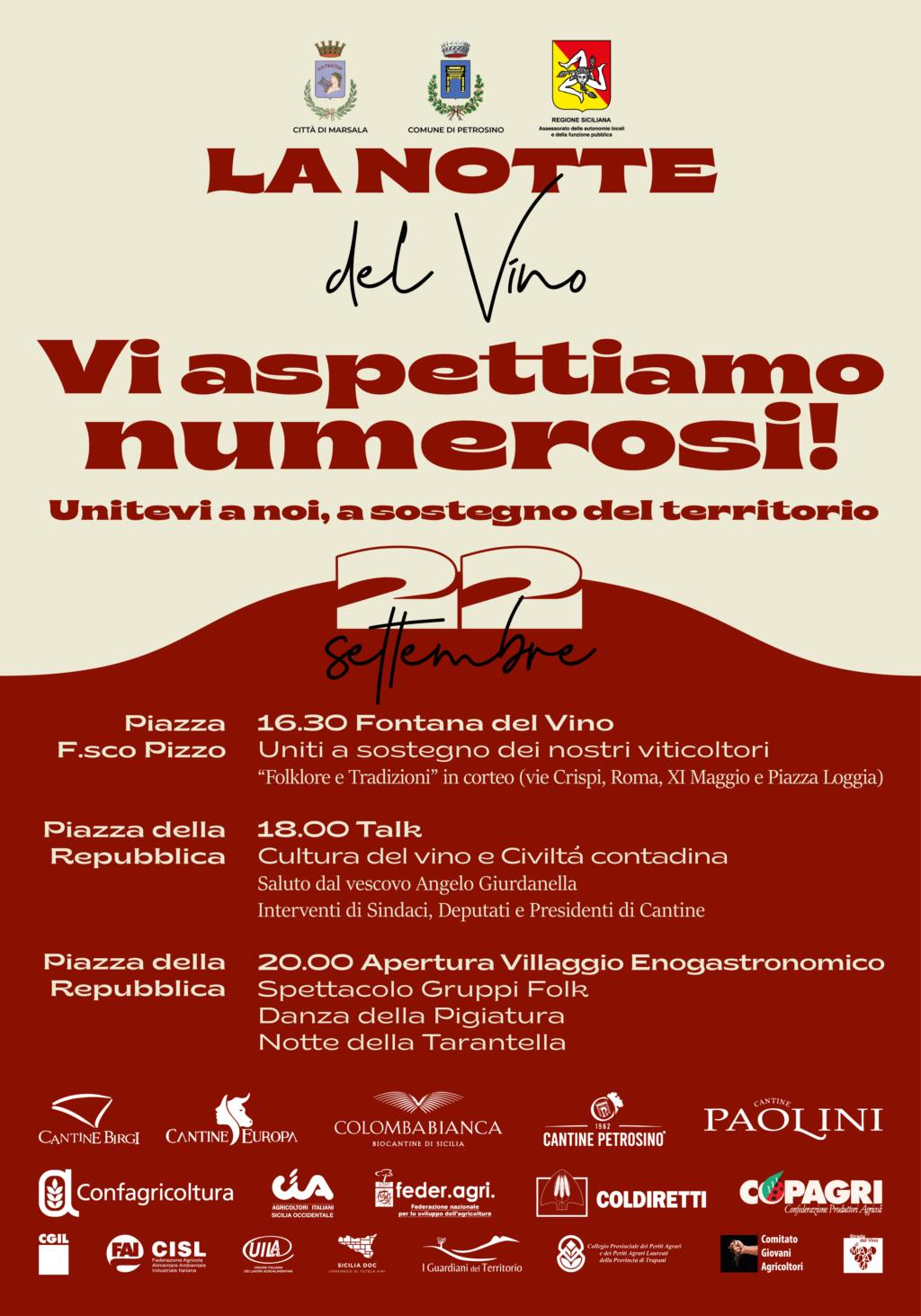 Crisi del comparto vitivinicolo, mobilitazione per 