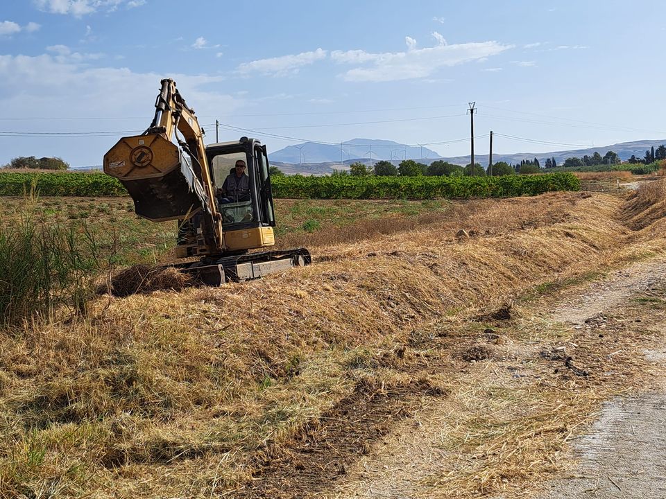 Valderice, avviati i lavori di pulitura di canali e catitoie