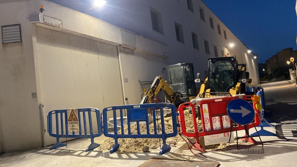 Favignana, sospesi i lavori nelle vie Battisti e D'Aosta