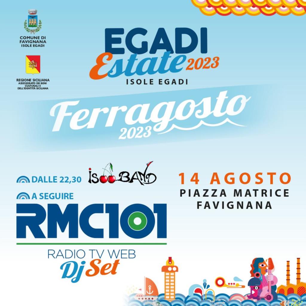 Alle Egadi un ricco programma di eventi per festeggiare insieme il Ferragosto