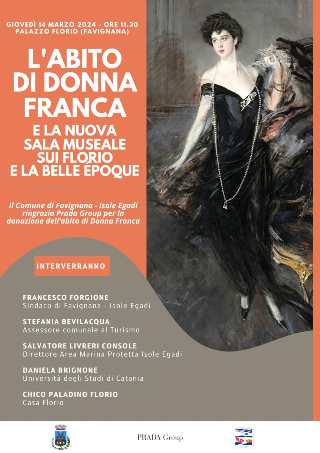 Il Comune di Favignana celebra l’eleganza di Donna Franca Florio
