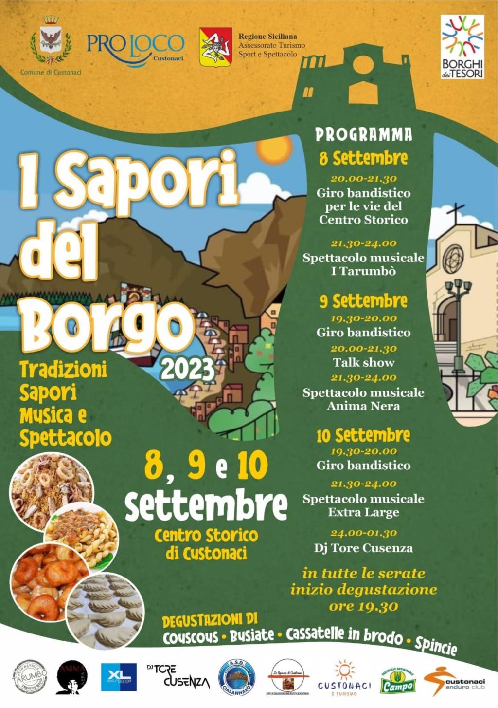 A Custonaci arrivano i sapori del Borgo