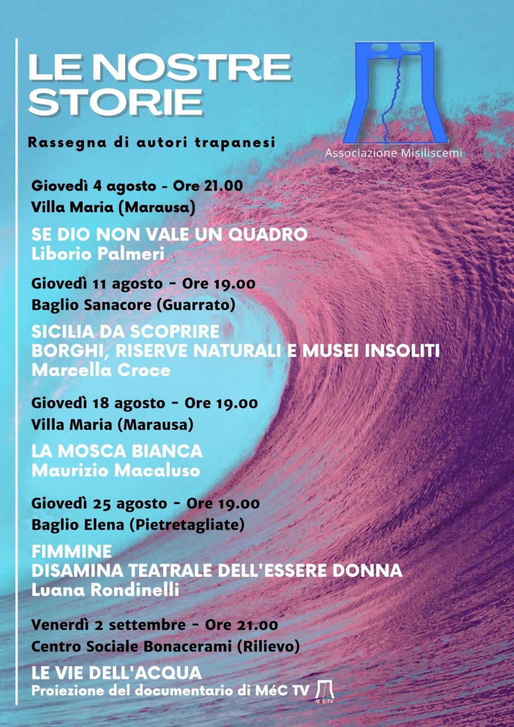 A Misiliscemi la seconda edizione di 'Le nostre storie'