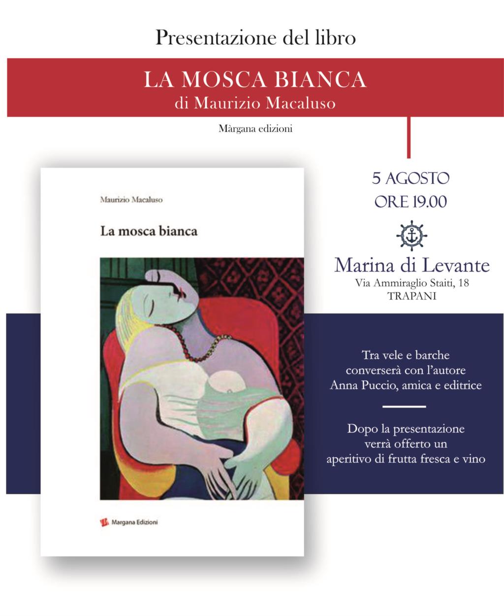 Trapani, Macaluso presenta 'La mosca bianca'
