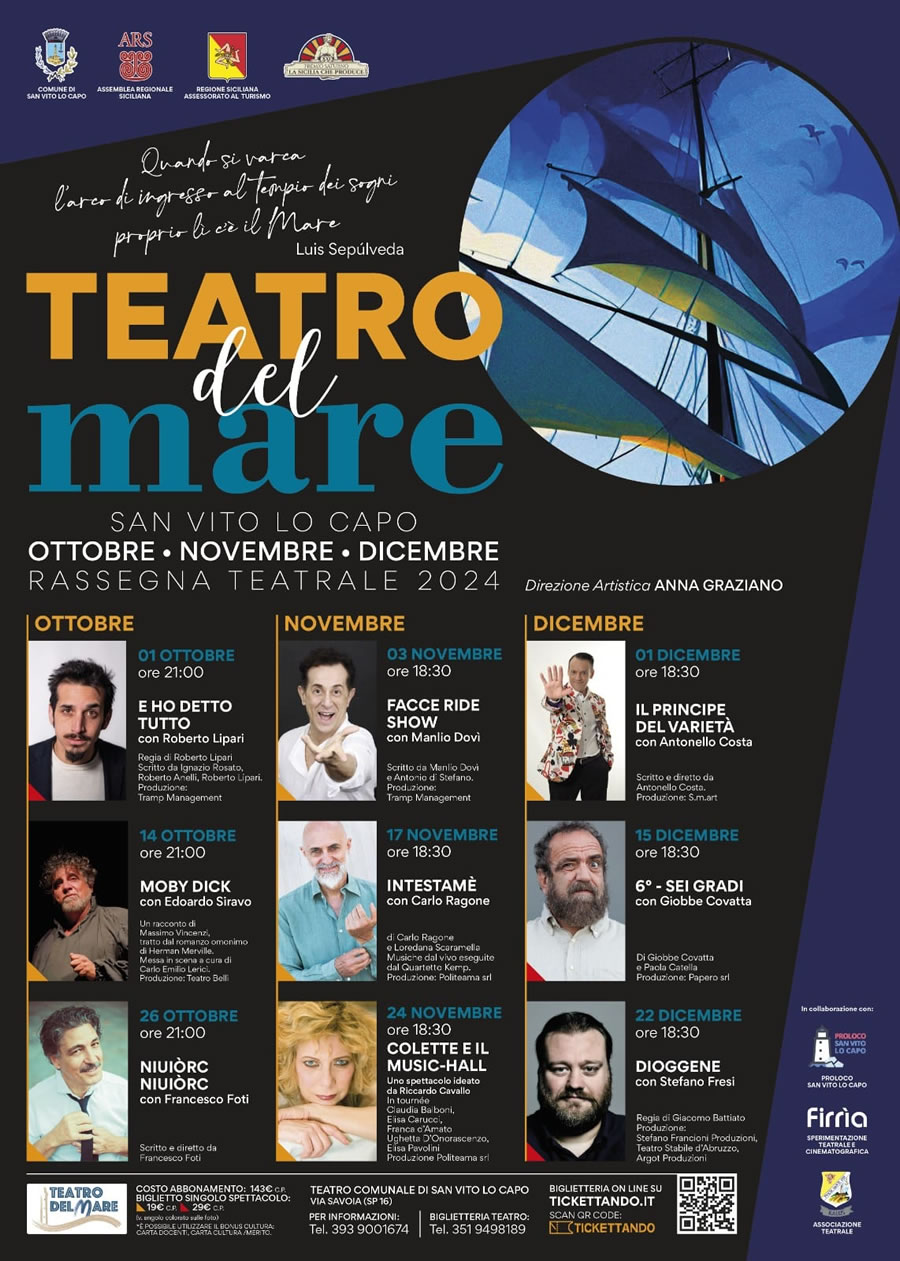 La stagione teatrale di San Vito Lo Capo