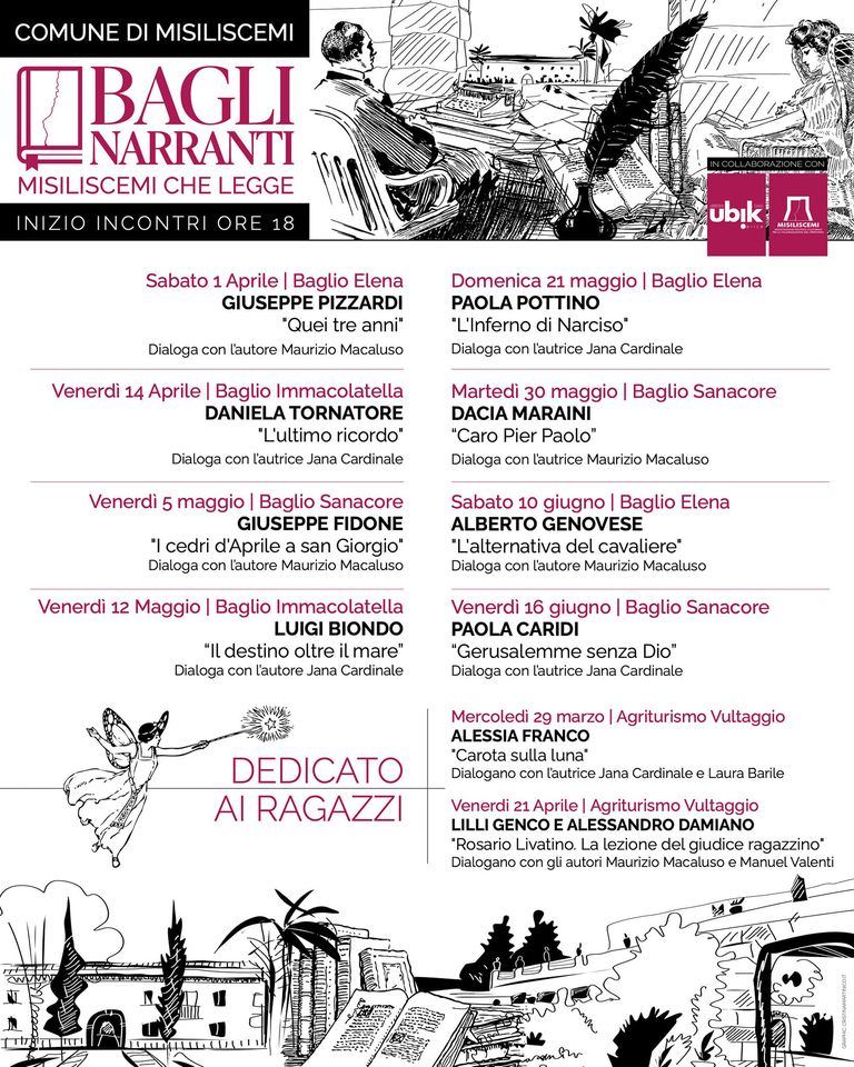 Al via la rassegna “Bagli Narranti – Misiliscemi che legge”