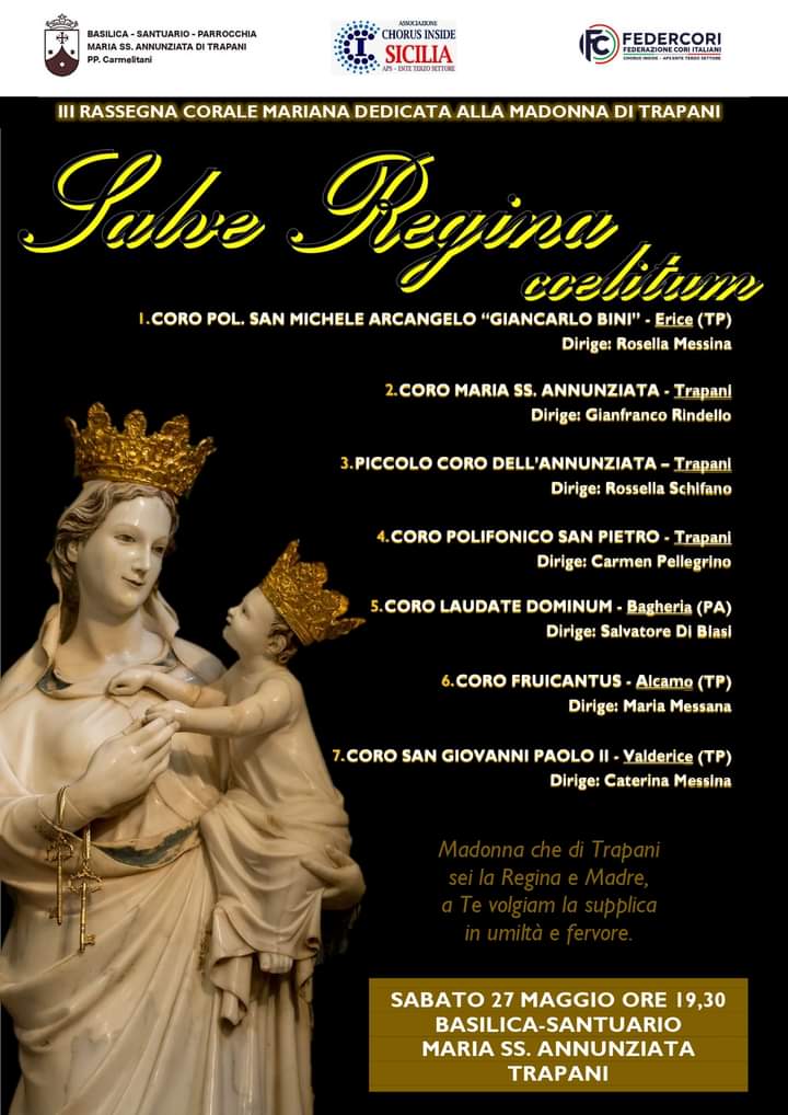 III Rassegna Corale Mariana nel Santuario della Madonna di Trapani