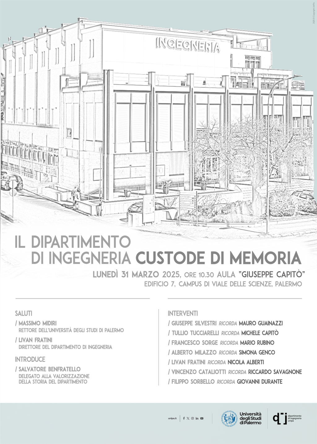 Un progetto e un sito del Dipartimento di Ingegneria dell'Università di Palermo: si ricorda la studentessa ericina Simona Genco