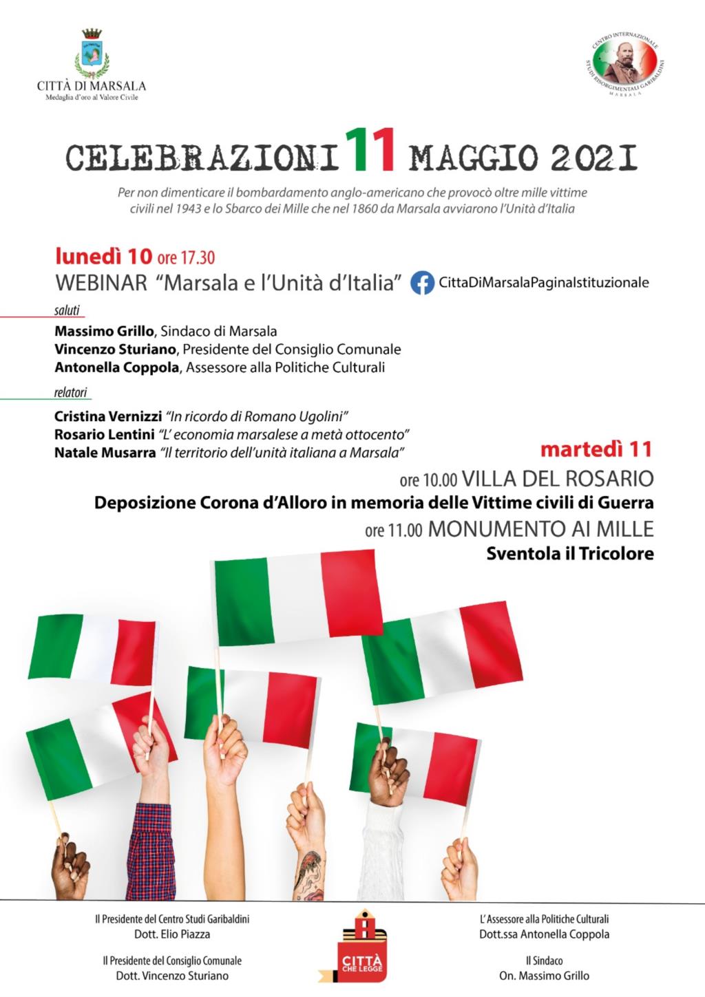 Le manifestazioni dell'11 maggio a Marsala