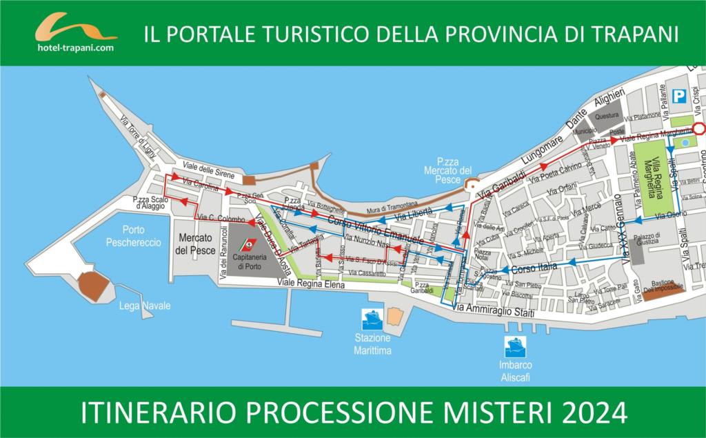 L'itinerario ufficiale dei Misteri di Trapani