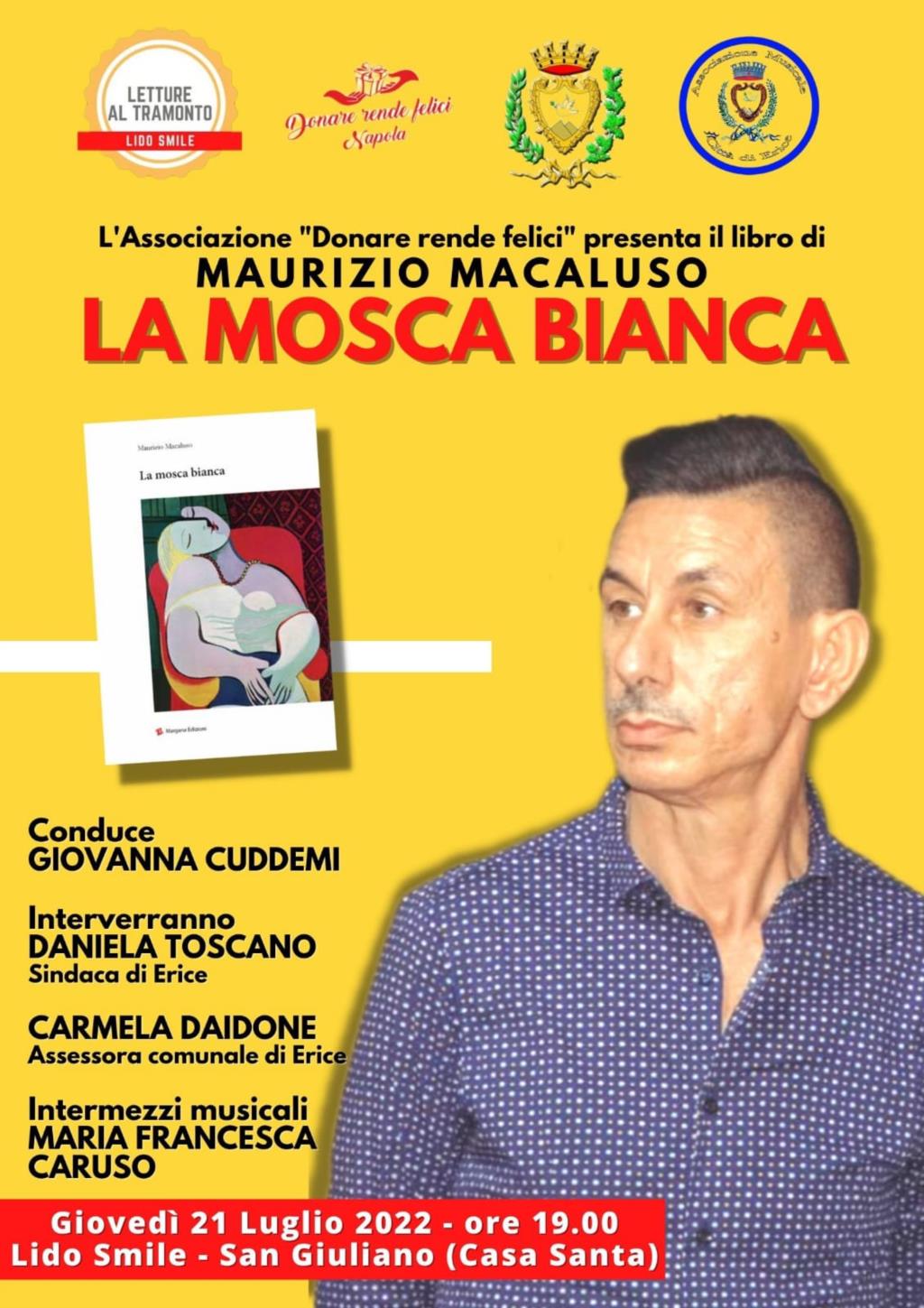 Erice, Maurizio Macaluso presenta il libro 'La Mosca Bianca'