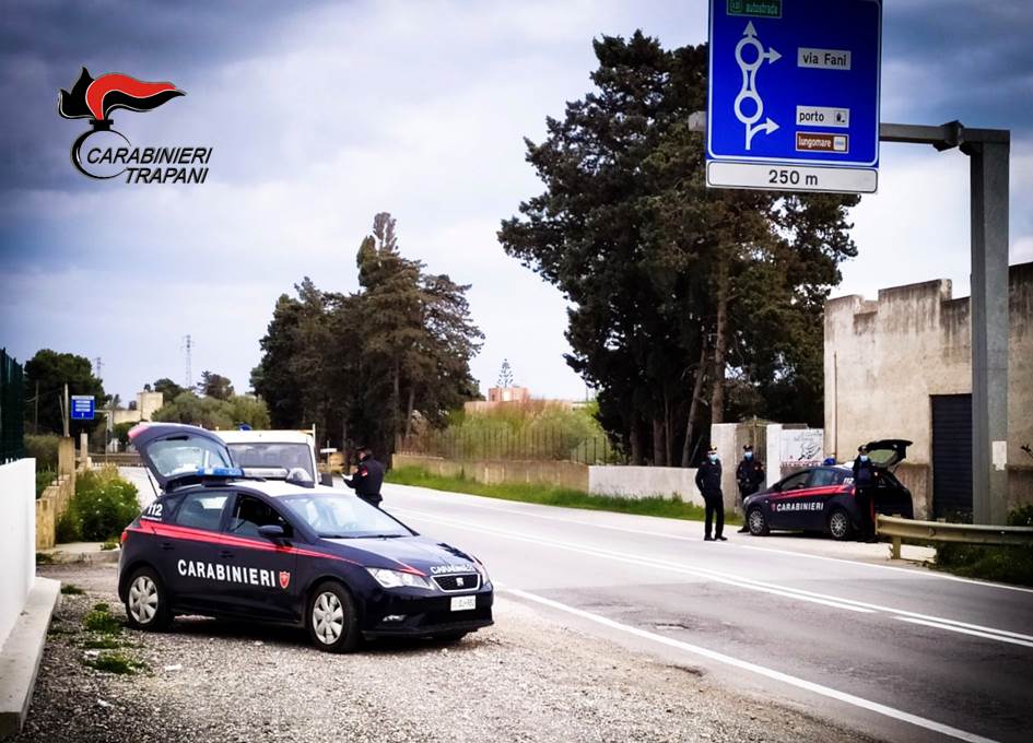 Mazara, controlli dei Carabinieri nel week end: denunciate quattro persone