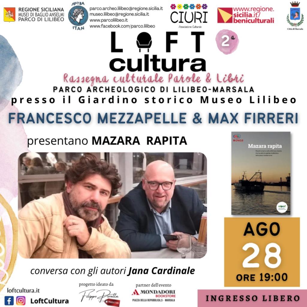 Marsala, Firreri e Mezzapelle presentano 'Mazara Rapita'