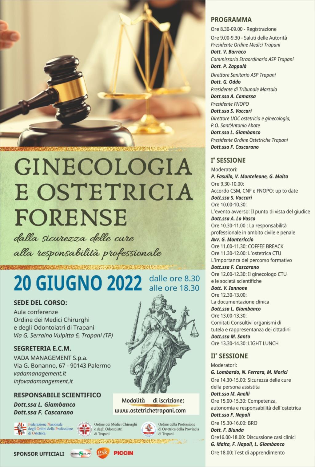 'Ginecologia e Ostetricia Forense', giornata di studio all’Ordine dei Medici
