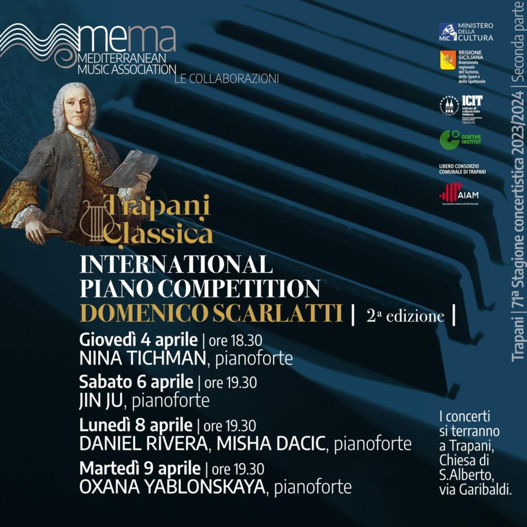 Al via il 2° Concorso Pianistico Internazionale “Domenico Scarlatti”