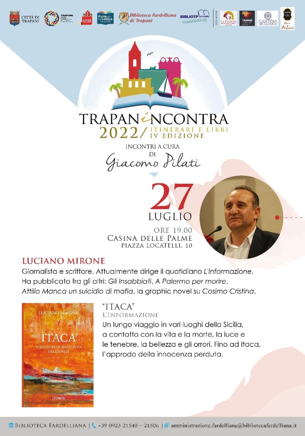 Luciano Mirone a Trapanincontra