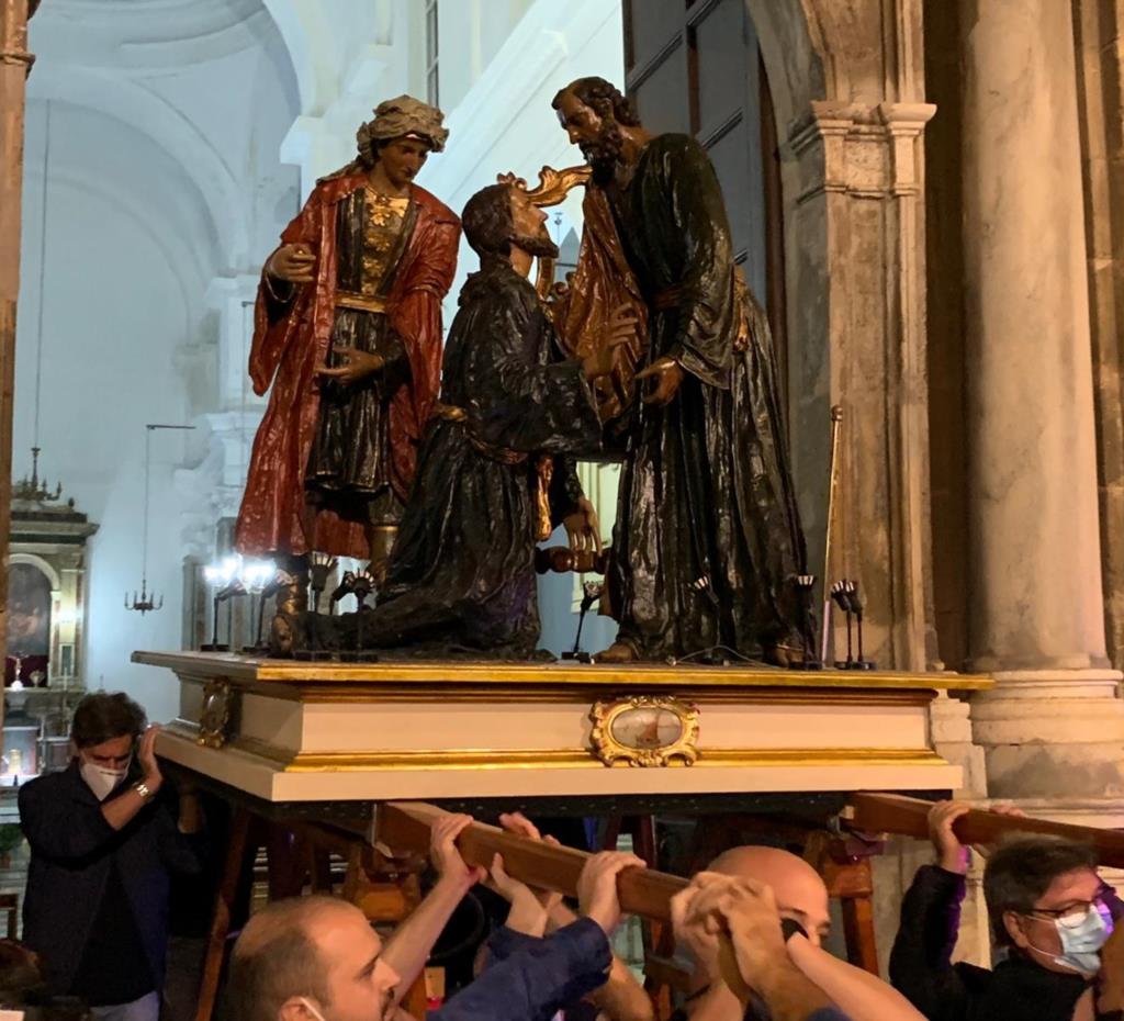Trapani, gruppo dei Misteri in manutenzione straordinaria