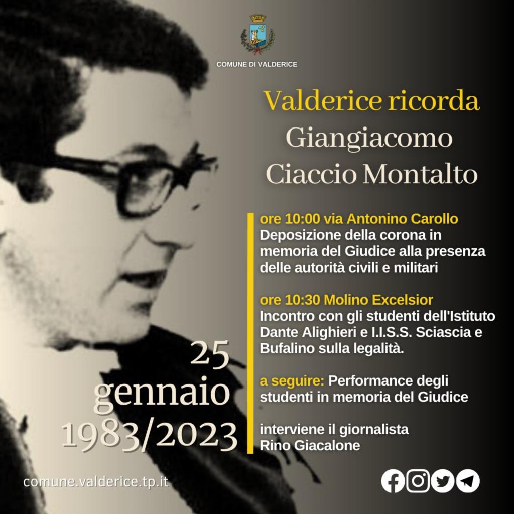 Valderice ricorda Ciaccio Montalto