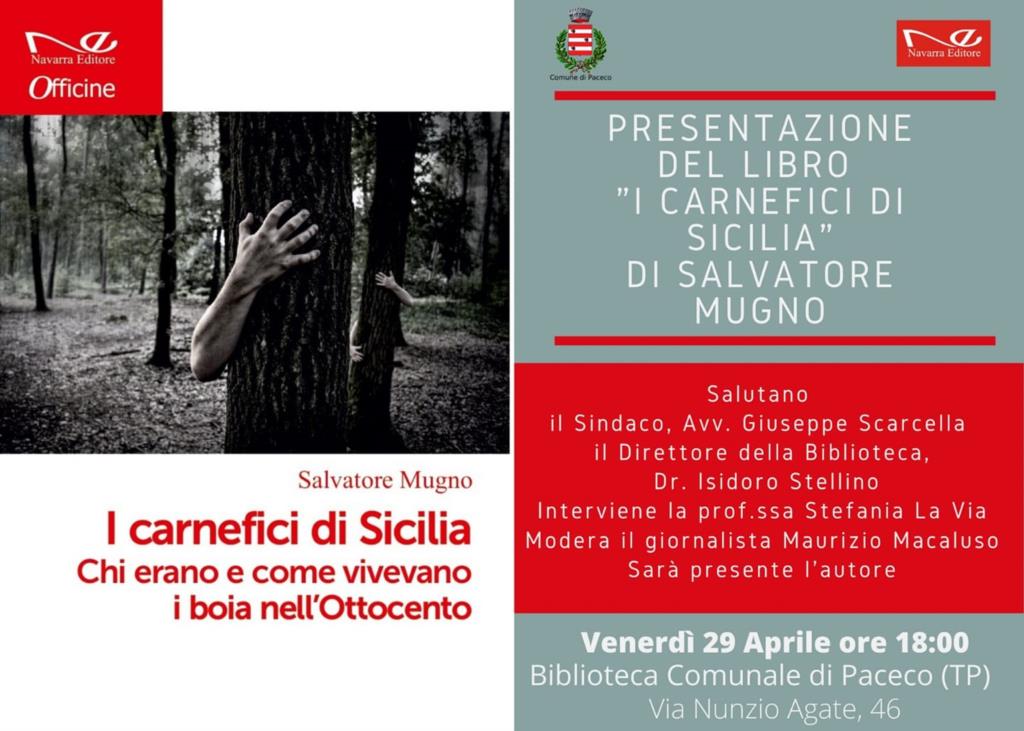 'I carnefici di Sicilia', il nuovo libro di Salvatore Mugno