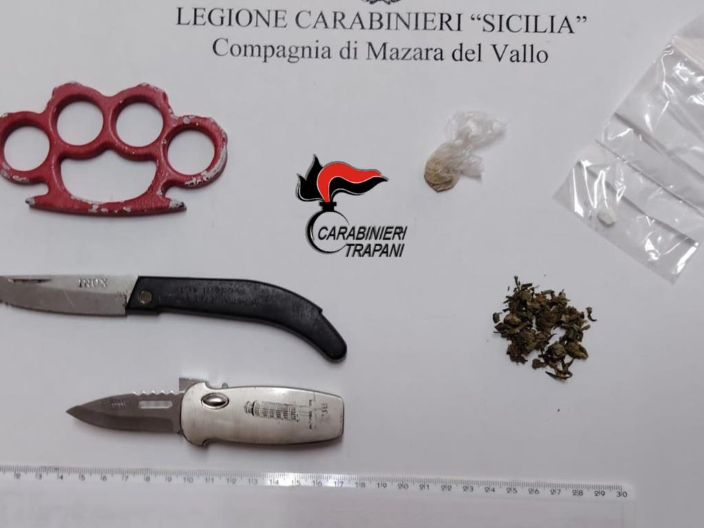 Mazara, controlli dei Carabinieri: sequestri e denunce