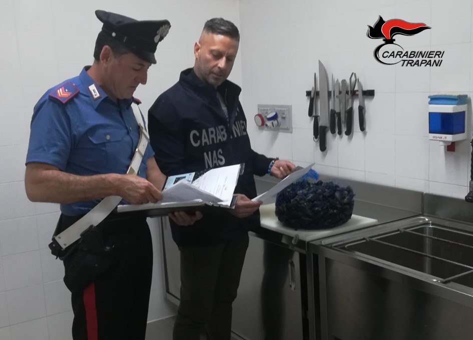 San Vito, alimenti scaduti e non tracciati: sequestro e sanzioni dei Nas