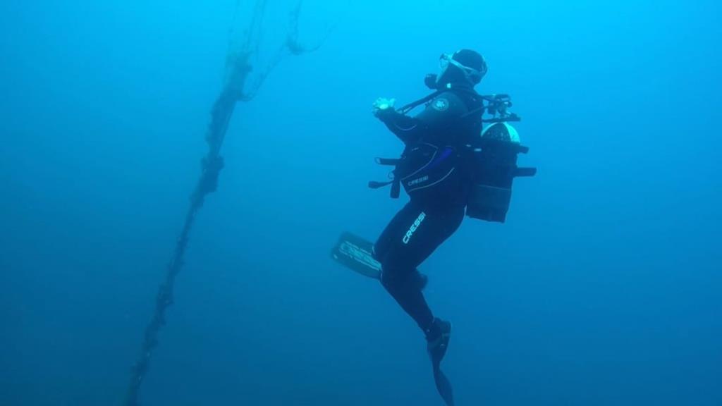 Operazione Ghostfishing, intervento di rimozione di reti fantasma dai fondali a Favignana