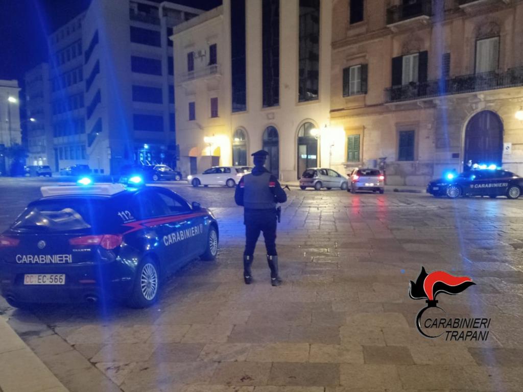 Trapani, controlli dei Carabinieri: tre denunce