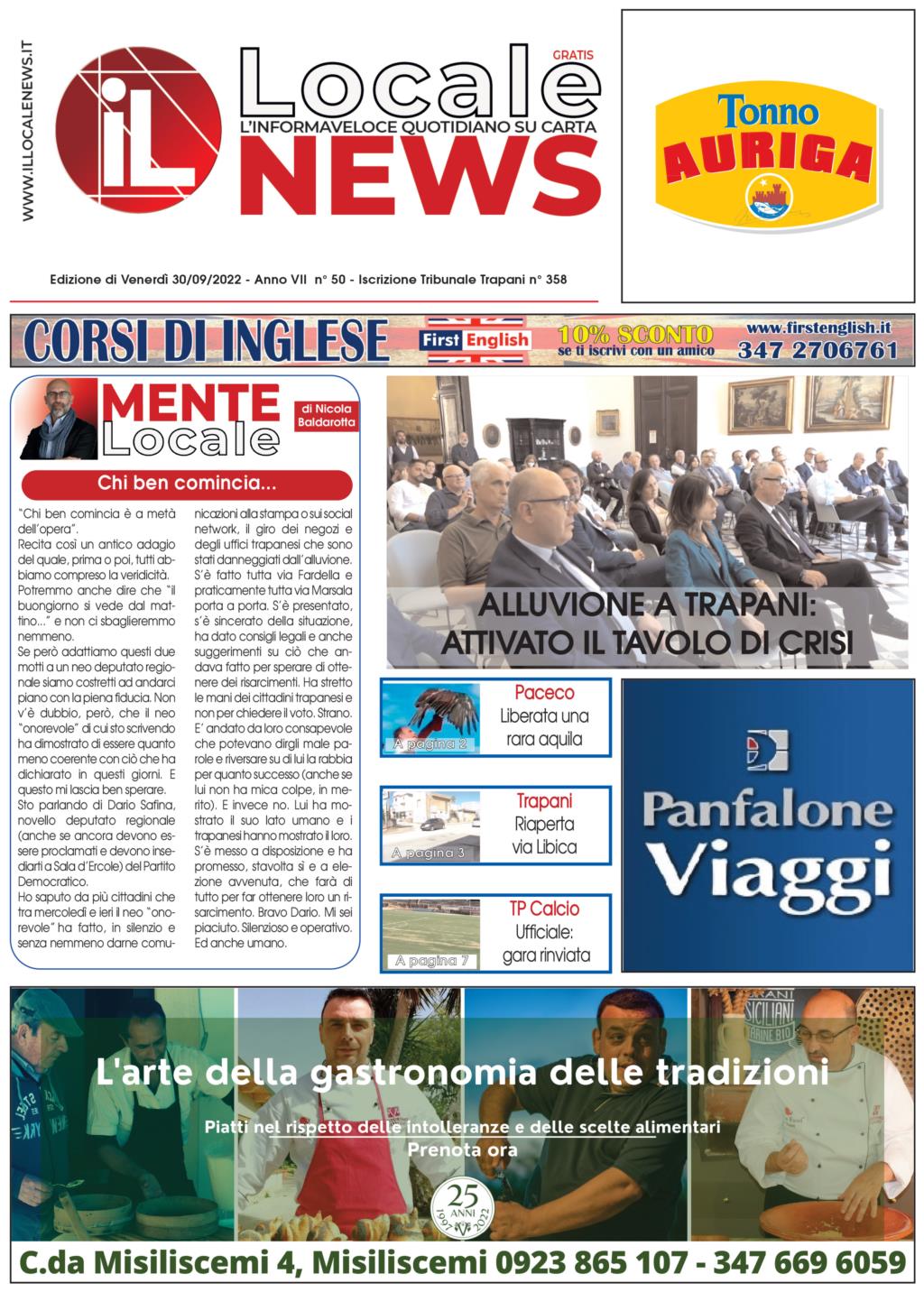 Edizione di oggi, venerdì 30 Settembre 2022, del nostro giornale